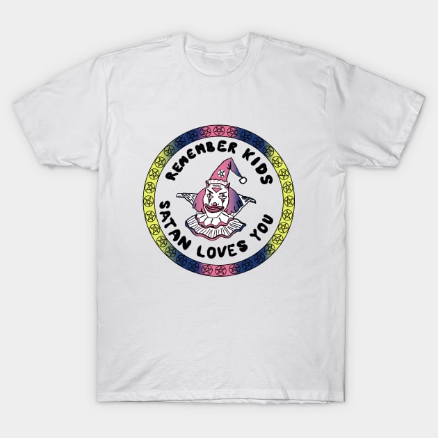 Remember Kids Satan Loves You 90's Mike Patton T-Shirt by carcinojen